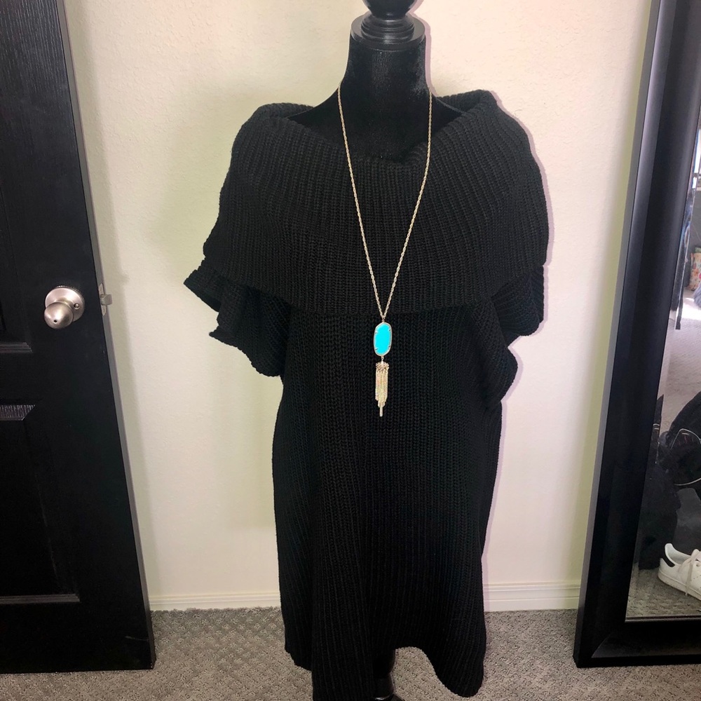 BCBGeneration Cowl Neck Sweater Dress